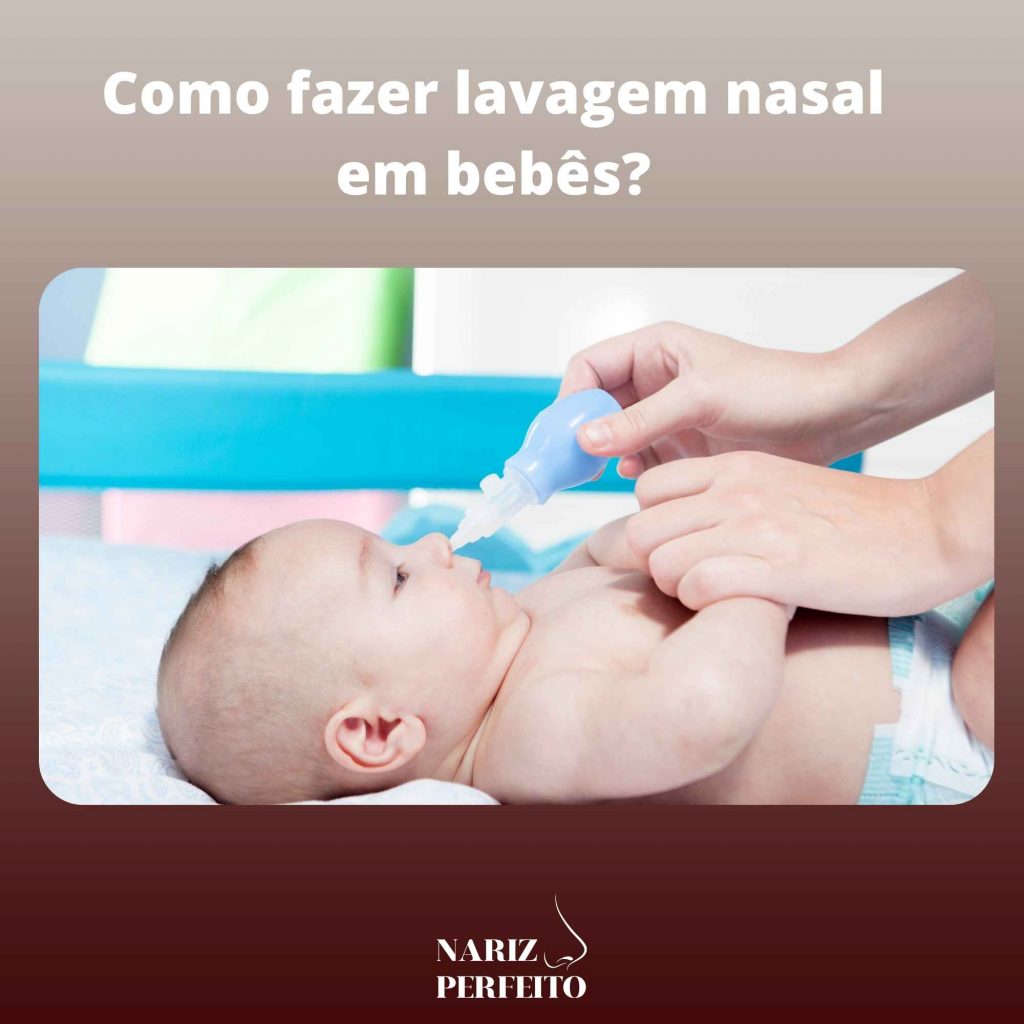 Como fazer lavagem nasal em bebês?