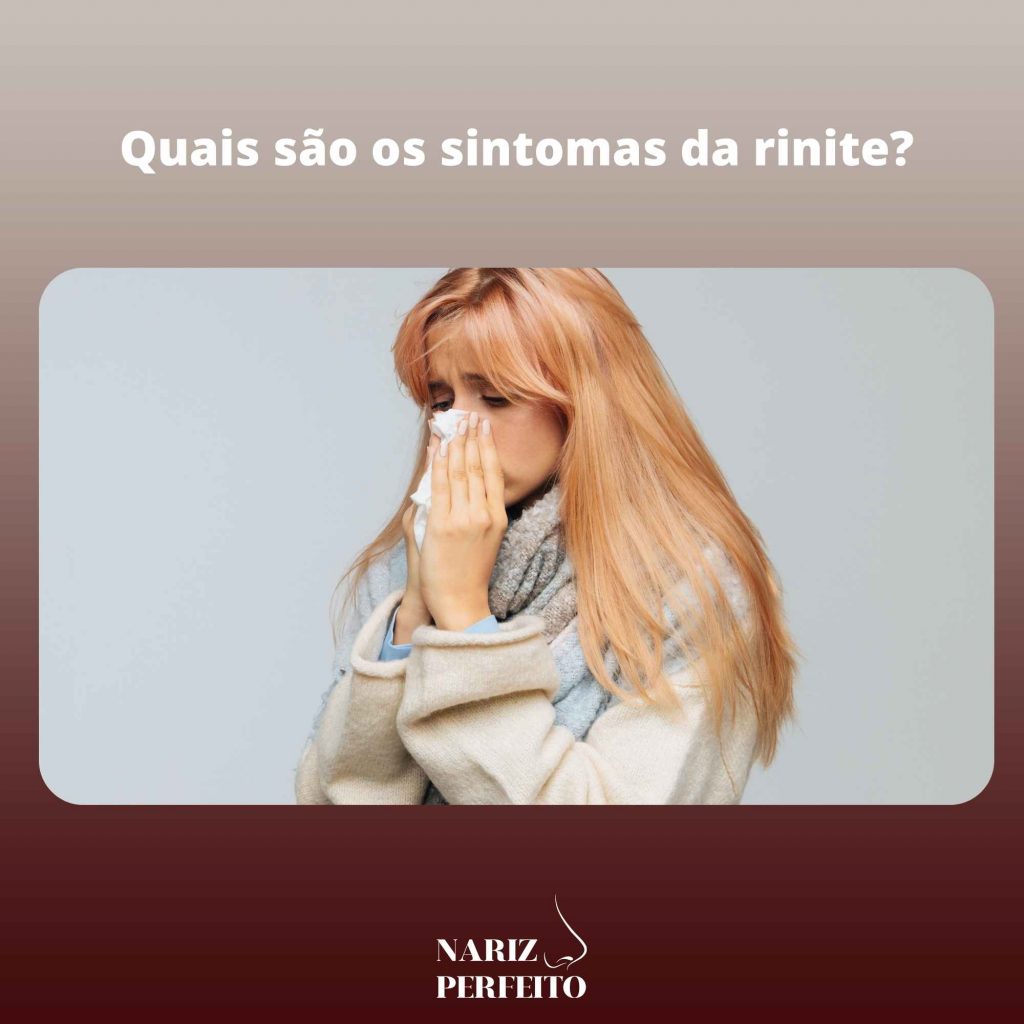 Quais são os sintomas da rinite?