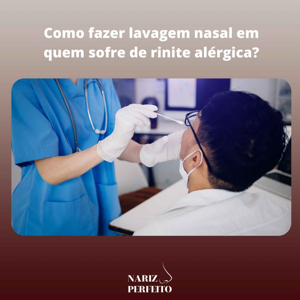 Como fazer lavagem nasal em quem sofre de rinite alérgica