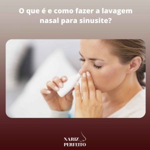 O que é e como fazer a lavagem nasal para sinusite