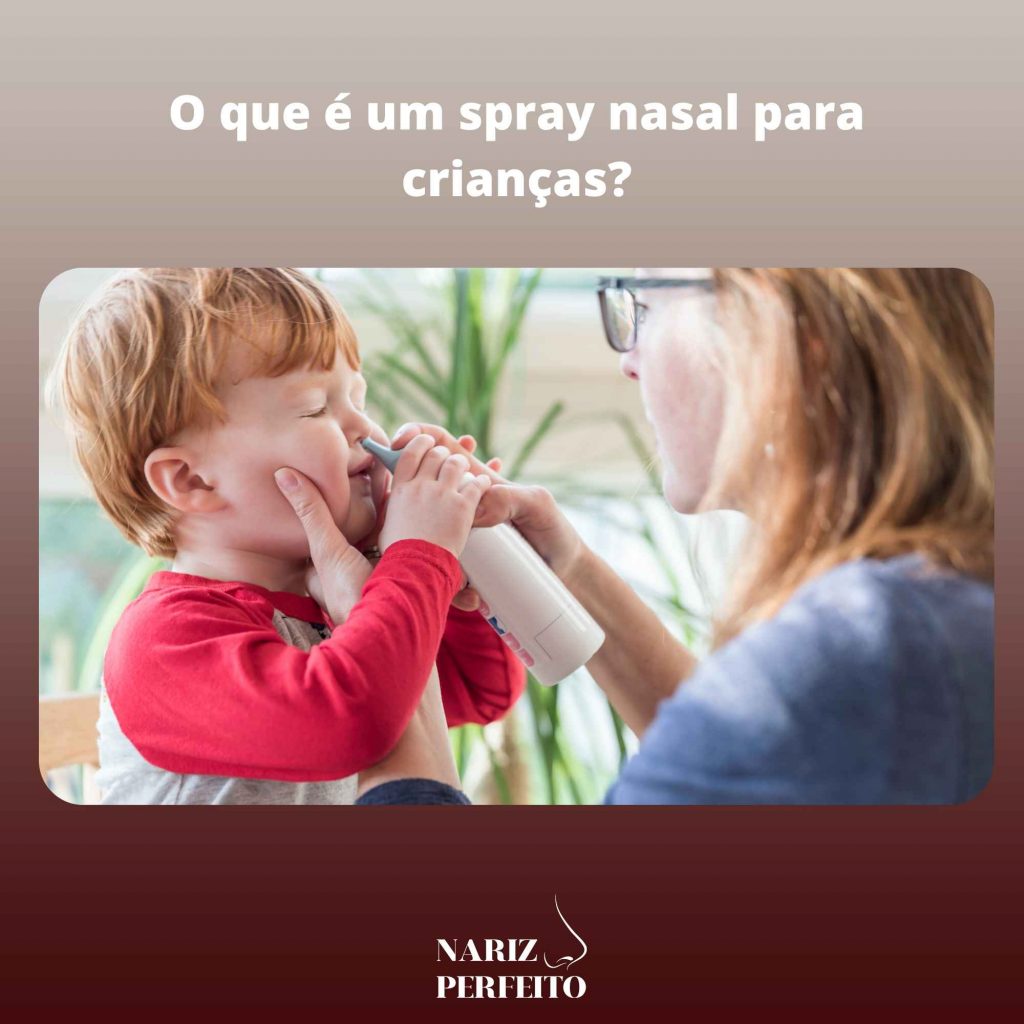 O que é um spray nasal para crianças