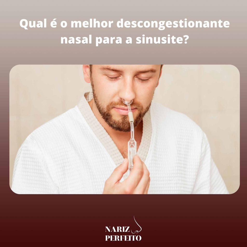 Qual é o melhor descongestionante nasal para a sinusite?