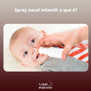 Spray nasal infantil o que é