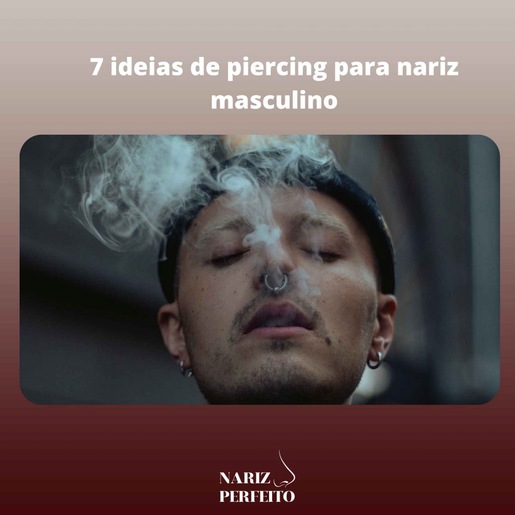 7 ideias de piercing para nariz masculino