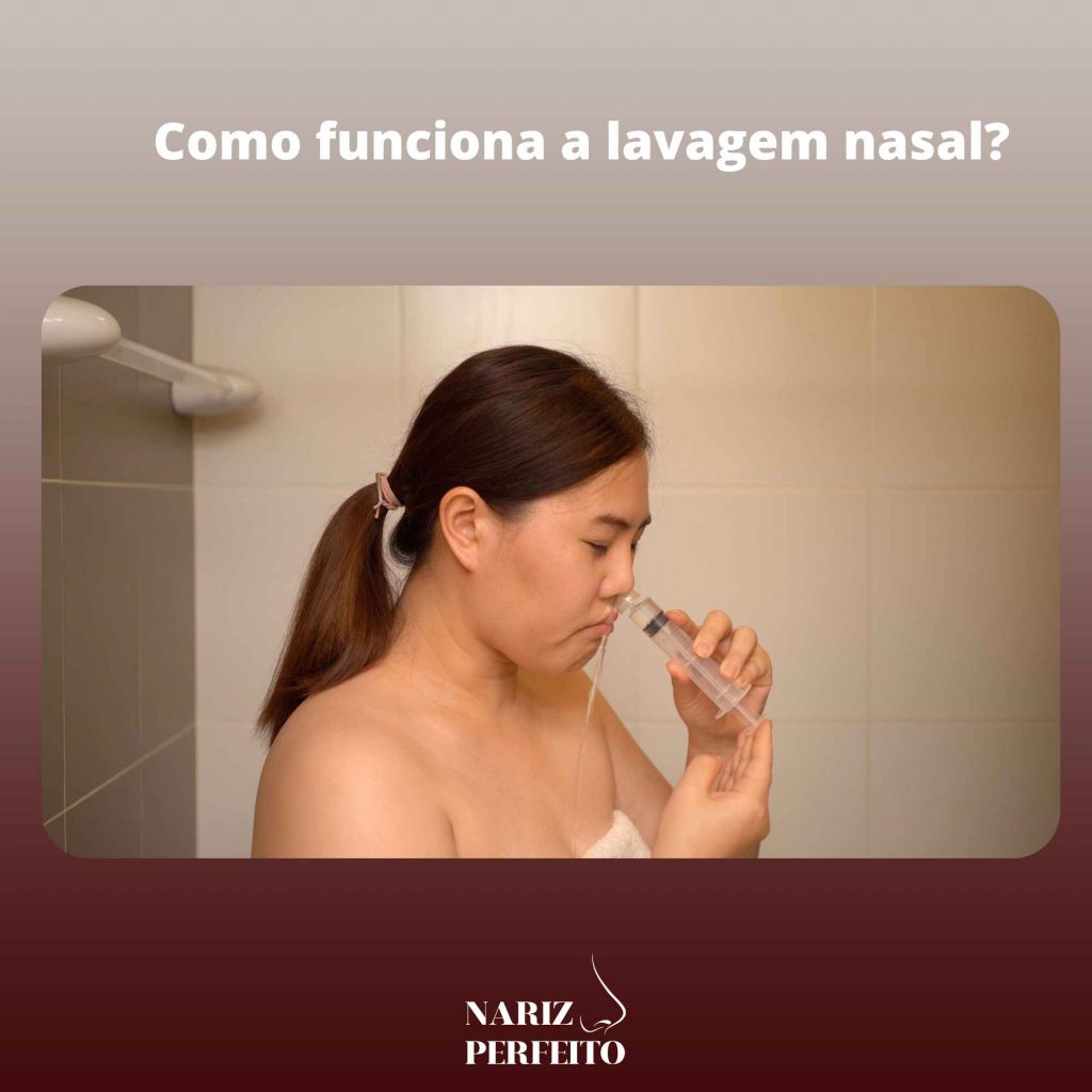 Como funciona a lavagem nasal?