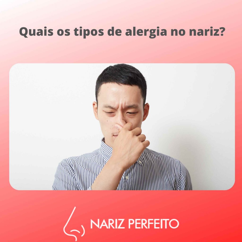 Quais os tipos de alergia no nariz?