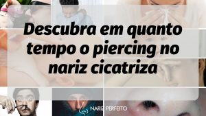 Descubra em quanto tempo o piercing no nariz cicatriza