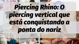 Piercing Rhino: O piercing vertical que está conquistando a ponta do nariz